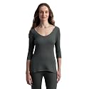 Jockey 2543 Women Super Warmth Super Combed Cotton Rich Brushed Three Quarter Sleeve Thermal Top with StayWarm Technology Regular Fit