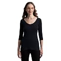 Jockey 2543 Women Super Warmth Super Combed Cotton Rich Brushed Three Quarter Sleeve Thermal Top with StayWarm Technology Regular Fit