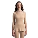 Jockey 2543 Women Super Warmth Super Combed Cotton Rich Brushed Three Quarter Sleeve Thermal Top with StayWarm Technology Regular Fit