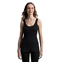 Jockey 2547 Women's Super Combed Cotton Rich Brushed Fabric Thermal Tank Top with StayWarm Technology_Black_M