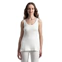 Jockey 2547 Women's Super Combed Cotton Rich Brushed Fabric Thermal Tank Top with StayWarm Technology_Off White_M