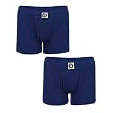 Jockey 3036 Boy's Super Combed Cotton Rib Fabric Solid Trunk with Front Open Fly and Ultrasoft Waistband (Pack of 2_Colors &amp; Prints May vary)
