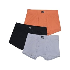 jockey 3036 boys super combed cotton rib fabric solid trunk with front open fly and ultrasoft waistband_pack of 3 colors amp prints may vary
