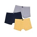 Jockey 3036 Boys Super Combed Cotton Rib Fabric Solid Trunk with Front Open Fly and Ultrasoft Waistband_(Pack of 3, Colors &amp; Prints May Vary)