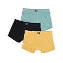 Jockey 3036 Boys Super Combed Cotton Rib Fabric Solid Trunk with Front Open Fly and Ultrasoft Waistband_(Pack of 3, Colors &amp; Prints May Vary)