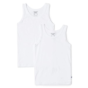 jockey 3320 boys super combed cotton round neck sleeveless vest pack of 2