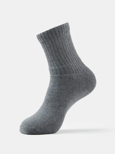 jockey 7035 compact cotton terry men solid mid-calfcrew