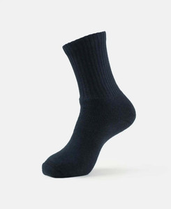 jockey 7035 compact cotton terry men solid mid-calfcrew
