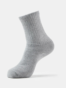 jockey 7035 compact cotton terry men solid mid-calfcrew
