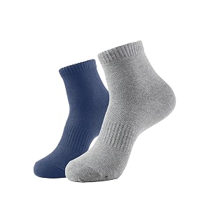 jockey 7106 men compact cotton elastane stretch ankle length socks with stayfresh treatment_pack of 2
