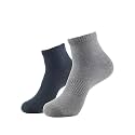Jockey 7106 Men Compact Cotton Elastane Stretch Ankle Length Socks With StayFresh Treatment_(Pack of 2)