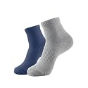Jockey 7106 Men Compact Cotton Elastane Stretch Ankle Length Socks With StayFresh Treatment_(Pack of 2)