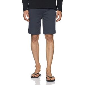 jockey am14 men super combed cotton rich straight fit shorts with zipper pockets