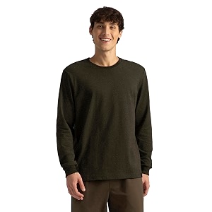 jockey am95 men super combed cotton rich solid round neck full sleeve t-shirt regular fit