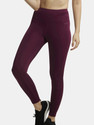 JOCKEY Ankle Length Western Wear Legging (Maroon, Solid)