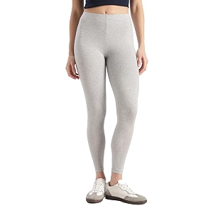 jockey aw87 women super combed cotton elastane stretch leggings with ultrasoft waistband