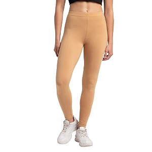 jockey aw87 women super combed cotton elastane stretch leggings with ultrasoft waistband