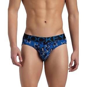 jockey fp22 men super combed cotton elastane stretch printed brief with ultrasoft waistband_prints may vary