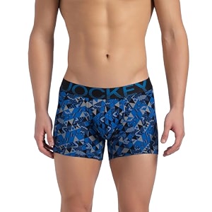 jockey fp23 men super combed cotton elastane stretch printed trunk with ultrasoft waistband_prints may vary