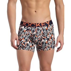 jockey fp23 men super combed cotton elastane stretch printed trunk with ultrasoft waistband_prints may vary
