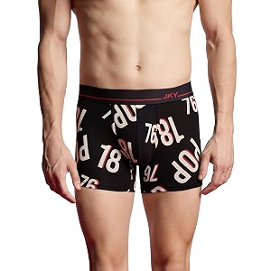 jockey fp23 men super combed cotton elastane stretch printed trunk with ultrasoft waistband_prints may vary