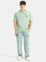 JOCKEY Graphic Print Men Round Neck Green