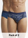 JOCKEY Pack of 2 US52 Super Combed Cotton Printed Men Brief
