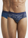 JOCKEY Pack of 2 US52 Super Combed Cotton Printed Men Brief