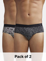 JOCKEY Pack of 2 US52 Super Combed Cotton Printed Men Brief