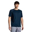 Jockey MV53 Men Microfiber Fabric Round Neck Half Sleeve Active Wear T-Shirt with StayDry Tech