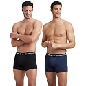 Jockey NY16 Men Super Combed Cotton Elastane Stretch Solid Trunk with Ultrasoft Waistband_(Pack of 2)