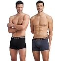 Jockey NY16 Men Super Combed Cotton Elastane Stretch Solid Trunk with Ultrasoft Waistband_(Pack of 2)