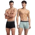 Jockey NY16 Men Super Combed Cotton Elastane Stretch Solid Trunk with Ultrasoft Waistband_(Pack of 2)