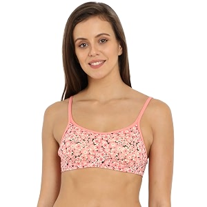 jockey women39s cotton soft cup bra ss12-0103-fe016_36c_peach blossom print