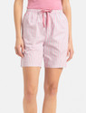 JOCKEY Striped Women Pink Regular Shorts