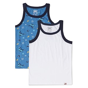 jockey ub24 boys super combed cotton printed round neck sleeveless vest_pack of 2 colors amp prints may vary