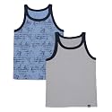 Jockey UB24 Boys Super Combed Cotton Printed Round Neck Sleeveless Vest_(Pack of 2, Colors &amp; Prints May Vary)