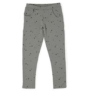 jockey ug37 girls super combed cotton elastane stretch french terry printed jeggings