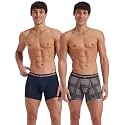 Jockey UI21 Men's Super Combed Cotton Elastane Stretch Printed Trunk with Ultrasoft Waistband (Pack of 2_Colors &amp; Prints May Vary)