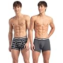 Jockey UI21 Men's Super Combed Cotton Elastane Stretch Printed Trunk with Ultrasoft Waistband (Pack of 2_Colors &amp; Prints May Vary)