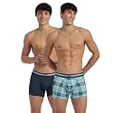 Jockey UI21 Men's Super Combed Cotton Elastane Stretch Printed Trunk with Ultrasoft Waistband (Pack of 2_Colors &amp; Prints May Vary)