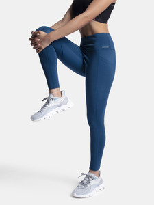 jockey western wear legging blue solid