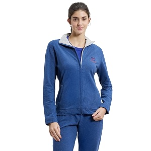 Jockey Womens CottonSolid Regular Standard Length Jacket