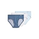 Jockey Women's Underwear 100% Cotton Elance Bikini - 3 Pack