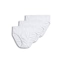Jockey Women's Underwear 100% Cotton Elance Breathe French Cut - 3 Pack