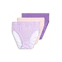Jockey Women's Underwear 100% Cotton Elance Breathe French Cut - 3 Pack