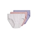 Jockey Women's Underwear 100% Cotton Elance Bikini - 3 Pack
