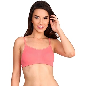 jockey women39s cotton non-padded wirefree beginner39s bra ss12_peach blossom_38a