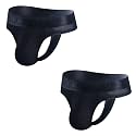 JOCKMAIL 2PCS/PACK Mens Underwear Thongs Briefs Comfortable Mens Sport Underwear Athletic Mens Underwear Thongs Pack