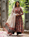 JODAA Women Kurta Palazzo Dupatta Set